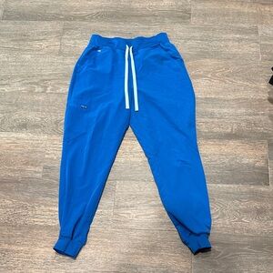 Figs Royal Blue High Waisted Joggers